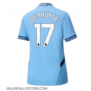 Manchester City Kevin De Bruyne #17 Kotipaita Naisten 2024-25 Lyhythihainen